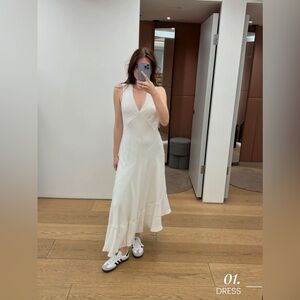 COS Floaty Asymmetric Midi Dress